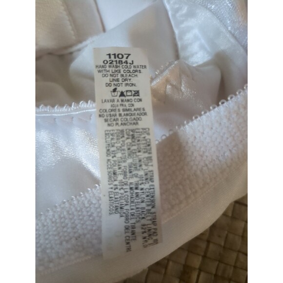JMS Just My Size Bra Model 1105 Size 44DDD White Wire Free Gel Comfort Straps - Picture 10 of 10